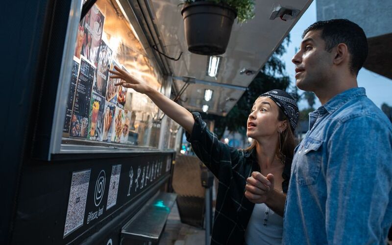 food trucks  KwickSIGN digital menu boards